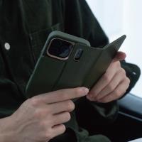 Moshi Overture MagSafe - Skórzane etui 3w1 z klapką iPhone 17 Pro Max (Misty Coral)