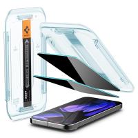 Spigen GLAS.TR EZ FIT Privacy 2-Pack - Szkło hartowane z filtrem prywatyzującym do Google Pixel 9 / 9 Pro / 10 / 10 Pro 2 szt