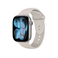Crong Liquid - Pasek do Apple Watch 38/40/41/42mm (kamienny beż)