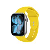 Crong Liquid - Pasek do Apple Watch 38/40/41/42 mm (żółty)