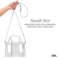 Case-Mate Micro Tote Bag - Wodoodporna torba na ramię (Silver Chrome/Clear)