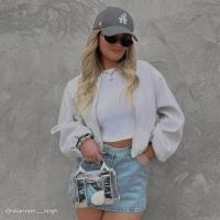 Case-Mate Micro Tote Bag - Wodoodporna torba na ramię (Silver Chrome/Clear)