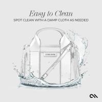 Case-Mate Micro Tote Bag - Wodoodporna torba na ramię (Silver Chrome/Clear)