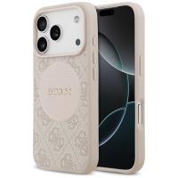 Guess 4G Circle Classic Logo MagSafe - Etui iPhone 17 Pro (różowy) Guess 4G Circle Classic Logo MagSafe - Etui iPhone 17 Pro (różowy)