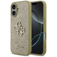 Guess Fixed Glitter Big 4G - Etui iPhone 17 (złoty)