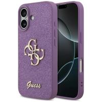 Guess Fixed Glitter Big 4G - Etui iPhone 17 (liliowy) Guess Fixed Glitter Big 4G - Etui iPhone 17 (liliowy)