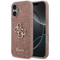 Guess Fixed Glitter Big 4G - Etui iPhone 17 (różowy) Guess Fixed Glitter Big 4G - Etui iPhone 17 (różowy)