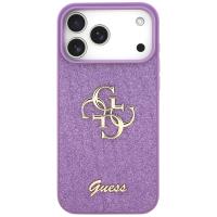 Guess Fixed Glitter Big 4G - Etui iPhone 17 Pro Max (liliowy)