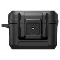 Spigen Lock Fit - Pancerne etui do Apple AirPods Pro 3 (Matte Black)