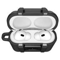 Spigen Lock Fit - Pancerne etui do Apple AirPods Pro 3 (Matte Black)