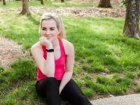 Griffin Ribbon Wristband - Opaski do Fitbit i Sony SmartBand (zestaw srebrny i fioletowy)
