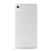 PURO Ultra Slim "0.3" Cover MFX - Zestaw etui + folia na ekran Xperia M4 AQUA (półprzezroczysty)