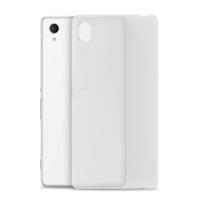 PURO Ultra Slim "0.3" Cover MFX - Zestaw etui + folia na ekran Xperia M4 AQUA (półprzezroczysty)