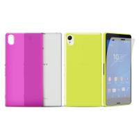 PURO Ultra Slim "0.3" Cover MFX - Zestaw etui + folia na ekran Xperia M4 AQUA (półprzezroczysty)