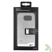 BMW M Edition Carbon & Aluminium Hard Case - Etui Samsung Galaxy S6 (srebrny)