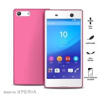 PURO Ultra Slim "0.3" Cover - Zestaw etui + folia na ekran Xperia M5 (różowy) PURO Ultra Slim "0.3" Cover - Zestaw etui + folia na ekran Xperia M5 (różowy)