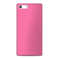 PURO Ultra Slim "0.3" Cover - Zestaw etui + folia na ekran Xperia M5 (różowy)