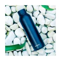 Quokka Solid - Butelka termiczna ze stali nierdzewnej 630 ml (Jet Black)