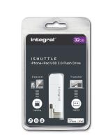Integral iShuttle - pamięć przenośna 32 GB ze złączem USB oraz Lightning certyfikat MFi Integral iShuttle - pamięć przenośna 32 GB ze złączem USB oraz Lightning certyfikat MFi
