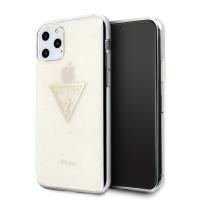 Guess Solid Glitter Triangle - Etui iPhone 11 Pro (Gold) Guess Solid Glitter Triangle - Etui iPhone 11 Pro (Gold)