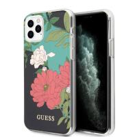 Guess Flower Shiny Collection N1 - Etui iPhone 11 Pro (Black) Guess Flower Shiny Collection N1 - Etui iPhone 11 Pro (Black)