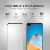 Crong 3D Armour Glass – Szkło hartowane 9H na cały ekran Huawei P40 + ramka instalacyjna