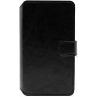 PURO Universal Wallet 360° - Uniwersalne etui obrotowe z kieszeniami na karty, rozmiar XXL (czarny)