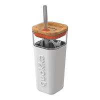 Quokka Liquid Cube - Kubek szklany 540 ml ze słomką ze stali nierdzewnej (Inner Graffiti) Quokka Liquid Cube - Kubek szklany 540 ml ze słomką ze stali nierdzewnej (Inner Graffiti)