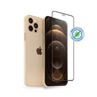 Crong Anti-Bacterial 3D Armour Glass – Szkło hartowane 9H na cały ekran iPhone 12 Pro Max + ramka instalacyjna Crong Anti-Bacterial 3D Armour Glass – Szkło hartowane 9H na cały ekran iPhone 12 Pro Max + ramka instalacyjna