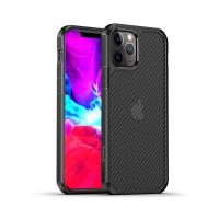 Crong Hybrid Carbon - Etui iPhone 12 Pro Max (czarny) Crong Hybrid Carbon - Etui iPhone 12 Pro Max (czarny)