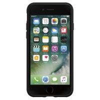 Spigen Liquid Air - Etui do iPhone SE 2022 / SE 2020 / 8 / 7 (Czarny)