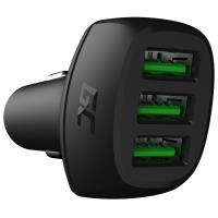 Green Cell - Ładowarka Samochodowa PowerRide 54W 3xUSB 18W Ultra Charge Green Cell - Ładowarka Samochodowa PowerRide 54W 3xUSB 18W Ultra Charge