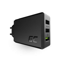 Green Cell ChargeSource 3 - Ładowarka sieciowa 3xUSB 30W Ultra Charge, Smart Charge Green Cell ChargeSource 3 - Ładowarka sieciowa 3xUSB 30W Ultra Charge, Smart Charge