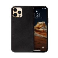 Crong Essential Cover - Etui ze skóry ekologicznej iPhone 12 Pro Max (czarny) Crong Essential Cover - Etui ze skóry ekologicznej iPhone 12 Pro Max (czarny)