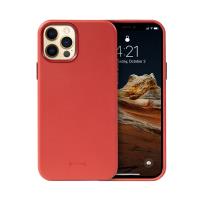 Crong Essential Cover - Etui ze skóry ekologicznej iPhone 12 Pro Max (czerwony) Crong Essential Cover - Etui ze skóry ekologicznej iPhone 12 Pro Max (czerwony)