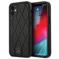 Mercedes Leather Wave Line - Etui iPhone 12 mini (black)