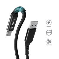 Crong Armor Link - Kabel 60W PD 3A USB-A do USB-C 150cm (czarny) Crong Armor Link - Kabel 60W PD 3A USB-A do USB-C 150cm (czarny)