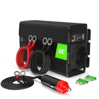 Green Cell - Przetwornica napięcia Inwerter 12V na 230V 300W/600W Czysta sinusoida Green Cell - Przetwornica napięcia Inwerter 12V na 230V 300W/600W Czysta sinusoida
