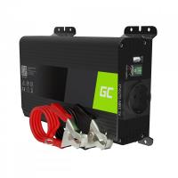 Green Cell - Przetwornica napięcia Inwerter 12V na 230V 300W/600W Czysta sinusoida Green Cell - Przetwornica napięcia Inwerter 12V na 230V 300W/600W Czysta sinusoida