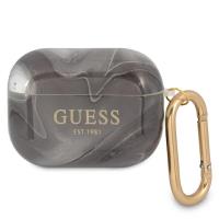 Guess Marble Est. - Etui Airpods Pro (czarny) Guess Marble Est. - Etui Airpods Pro (czarny)