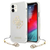 Guess 4G Big Logo Charm - Etui iPhone 11 (złoty charms)