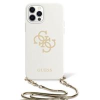 Guess 4G Big Logo Chain - Etui iPhone 11 (biały)