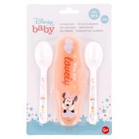 Minnie Mouse - Łyżeczka do karmienia 2 szt + etui (Indigo dreams)