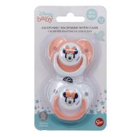 Minnie Mouse - Smoczek anatomiczny 2 szt 0-6m (Indigo dreams)