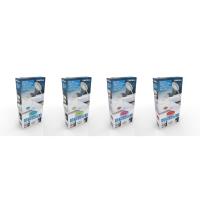 Grundig - Składana lampka biurowa LED 15cm (pomarańczowy)