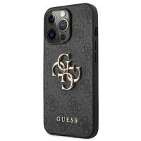 Guess 4G Big Metal Logo - Etui iPhone 13 Pro Max (szary)