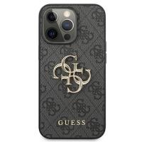 Guess 4G Big Metal Logo - Etui iPhone 13 Pro Max (szary)