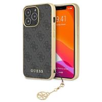 Guess 4G Charms Collection - Etui iPhone 13 Pro Max (szary) Guess 4G Charms Collection - Etui iPhone 13 Pro Max (szary)