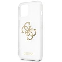 Guess 4G Big Logo Charm Gold- Etui iPhone 13 mini (złoty charms)