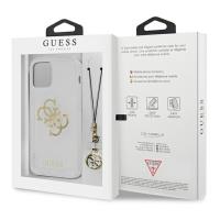 Guess 4G Big Logo Charm Gold- Etui iPhone 13 mini (złoty charms)